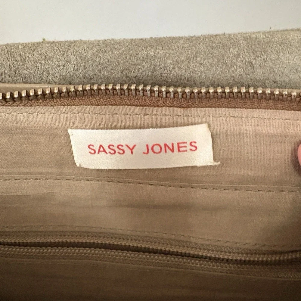 Sassy Jones Yaya Leather Horsehair Backpack EUC Cowgirl